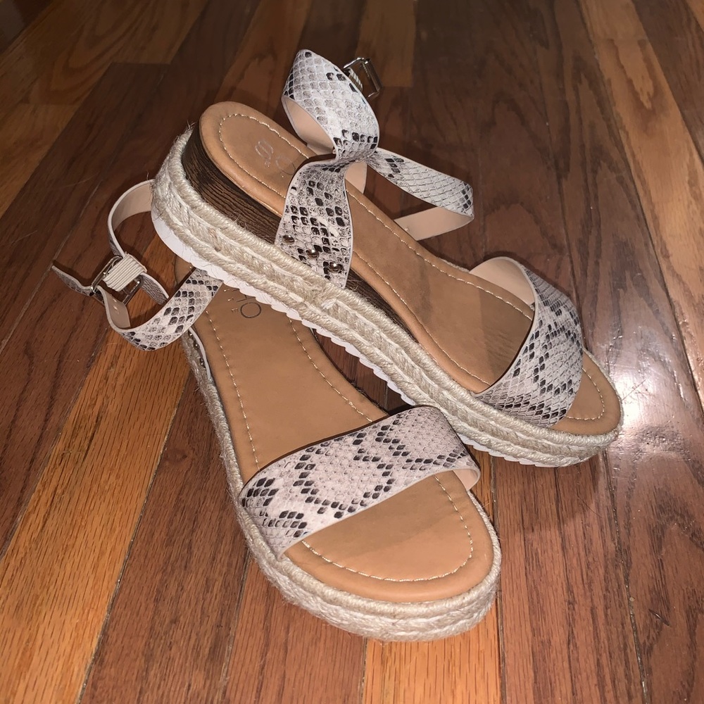 Snakeskin Sandals